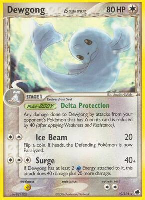 Dewgong (Delta Species) #15/101 — stock