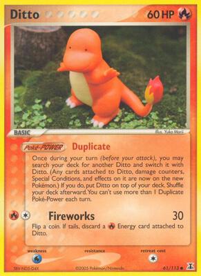 Ditto - 61/113 (Charmander) #061/113 — stock