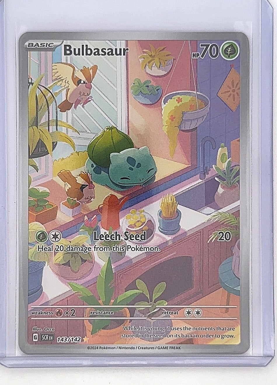 Bulbasaur #143/142 — front