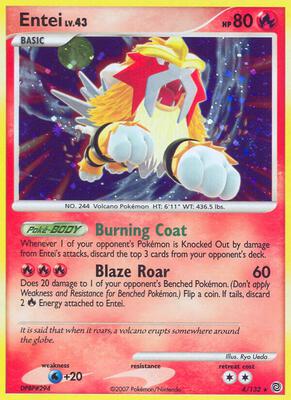 Entei #4/132 — stock