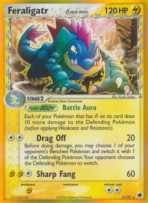 Feraligatr (Delta Species) #2/101 — stock