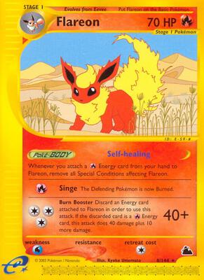 Flareon (8) #008/144 PSA GEM MT 10 — stock