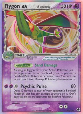 Flygon ex (Delta Species) #92/101 — stock