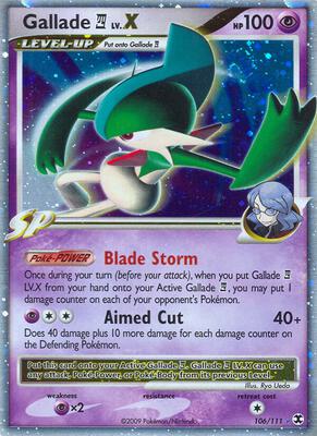 Gallade E4 Lv.X #106/111 — stock
