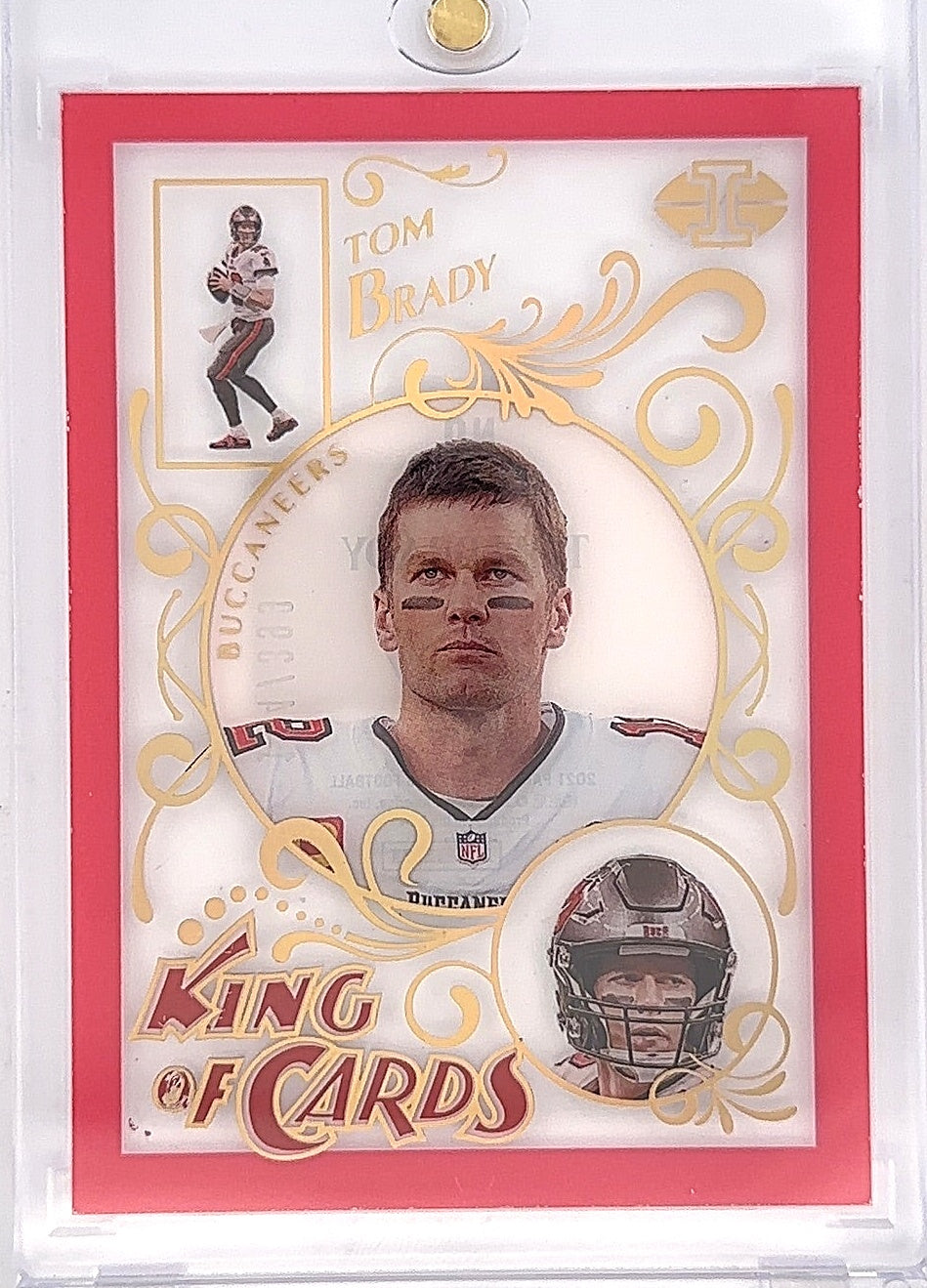 2021 Panini Illusions King of Cards Tom Brady [Pink] #KC-2 — front