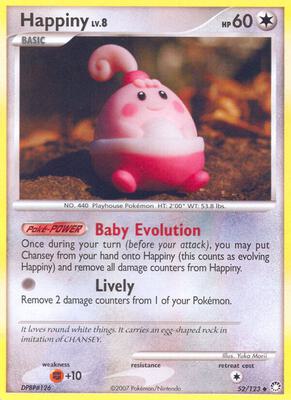 Happiny #52/123 — stock
