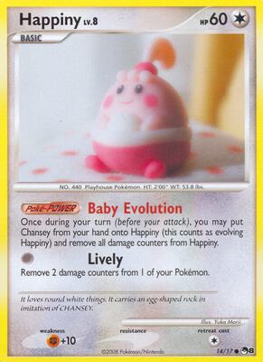 Happiny #014/017 — stock