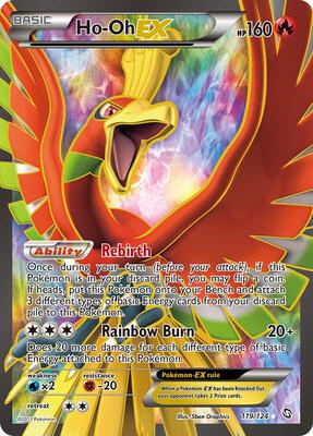Ho-Oh Ex (119 Full Art) #119/124 — stock