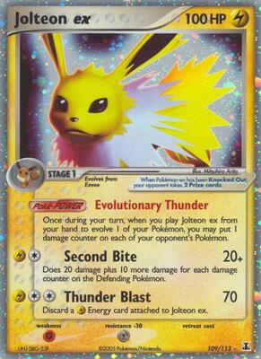 Jolteon ex #109/113 — stock