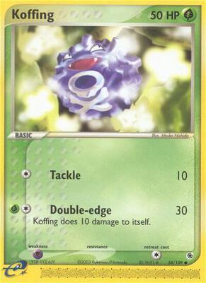 Koffing #54/109 — stock