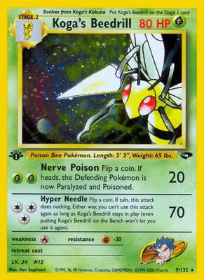 Koga's Beedrill #009/132 — stock