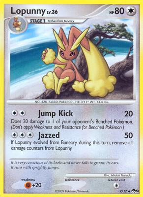 Lopunny #009/017 — stock