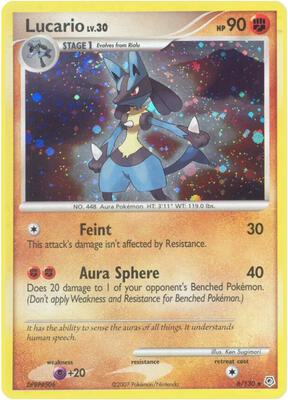 Lucario #6/130 — stock