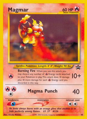 Magmar #44/53 — stock