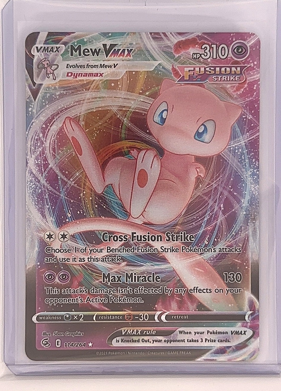 Mew VMAX #114/264 — front
