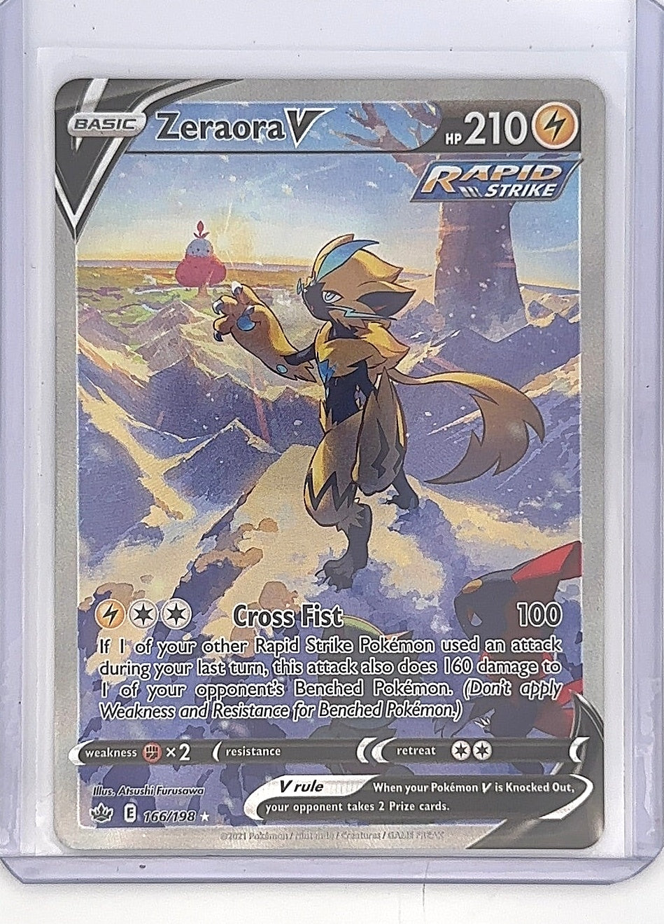 Zeraora V (Alternate Full Art) #166/198 — front