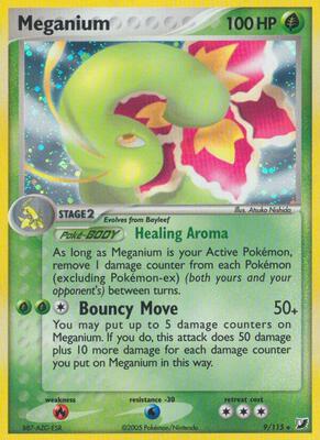Meganium #9/115 — stock