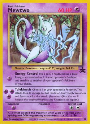 Mewtwo (12) #12/53 — stock