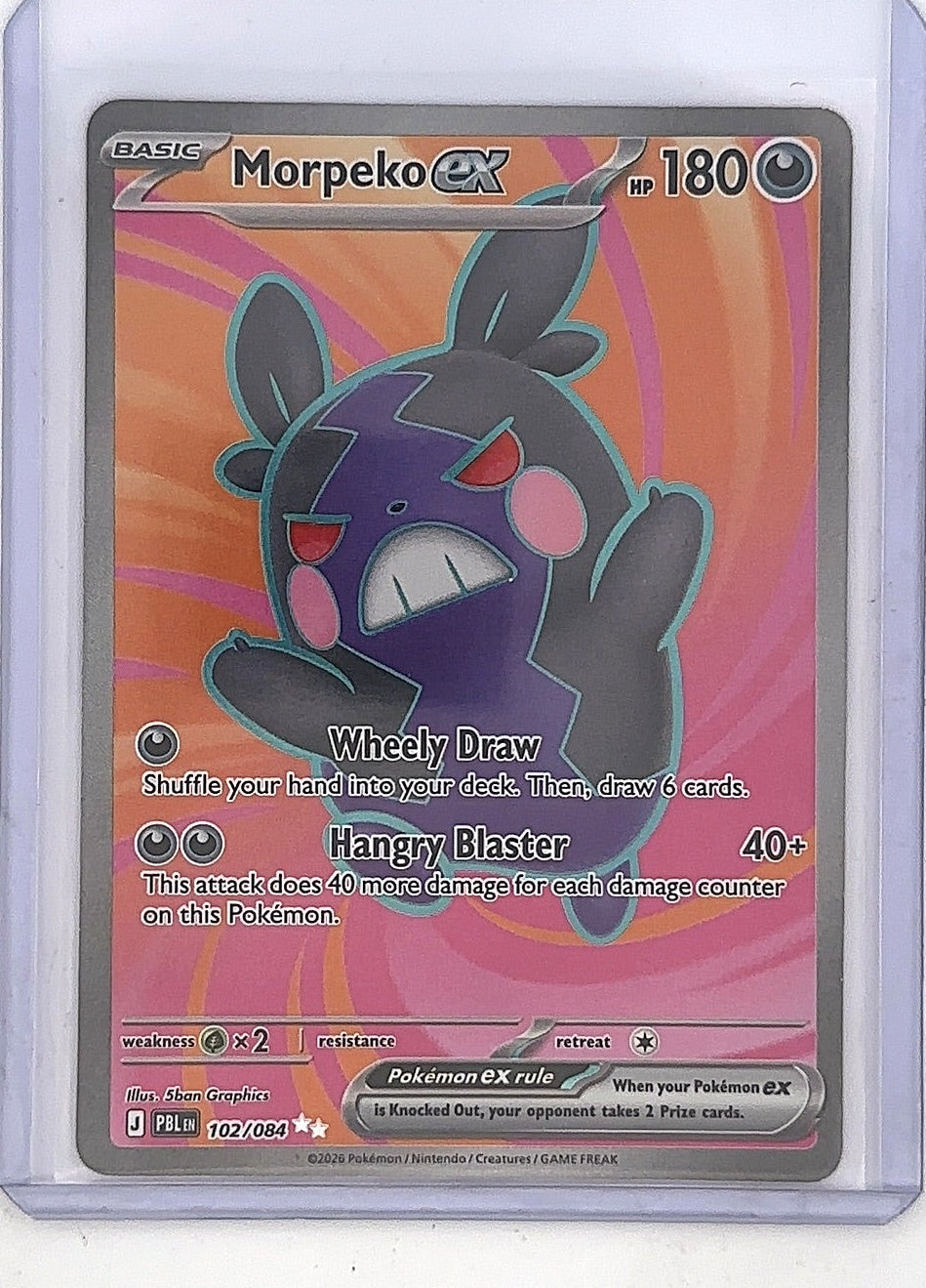 Morpeko ex - 102/084 #102/084 — front