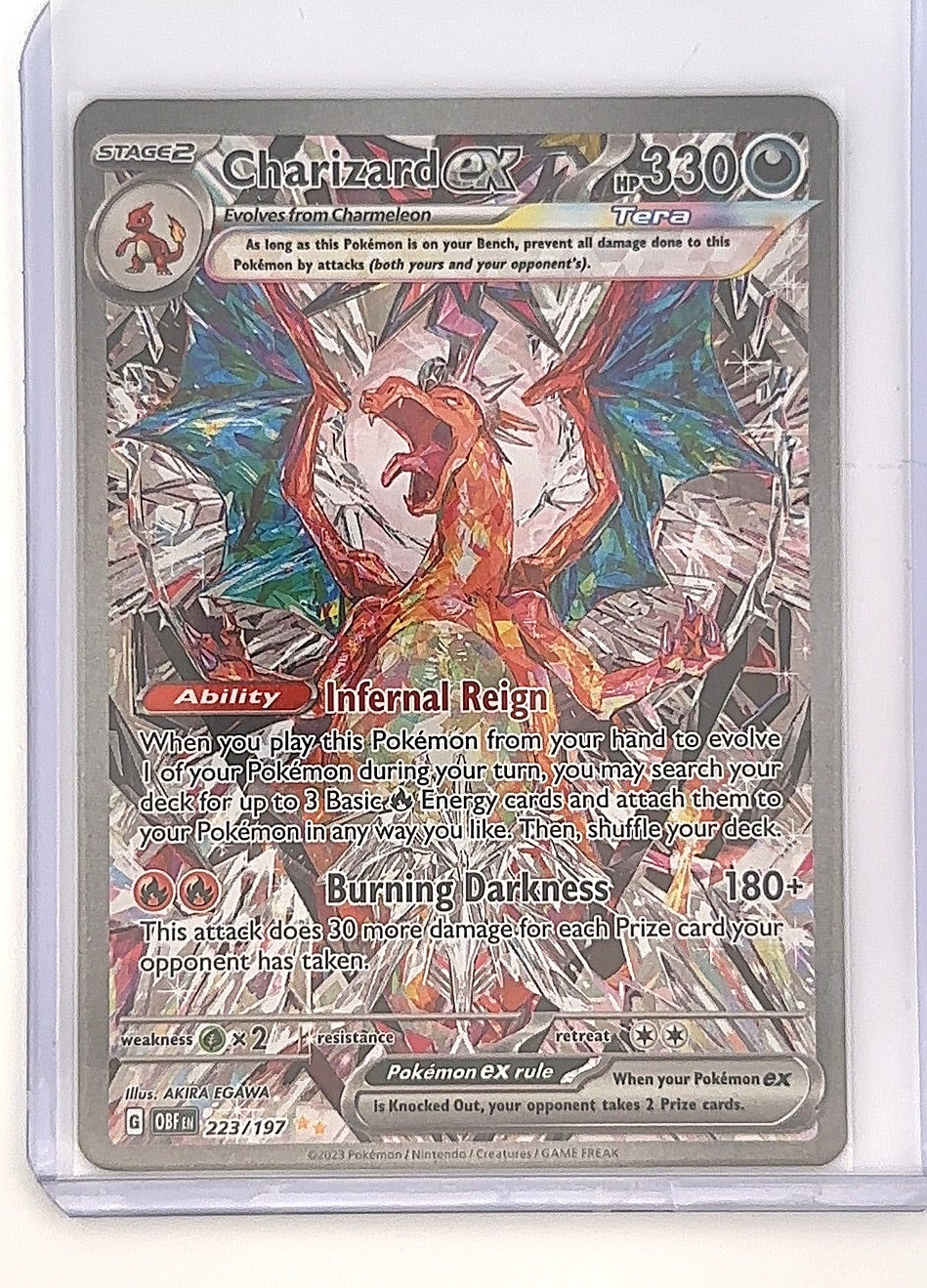 Charizard ex - 223/197 #223/197 — front