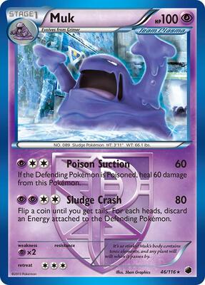 Muk (Team Plasma) #46/116 — stock