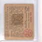 Joe Perry #35 Series Football Bowman Gum 1950 — back