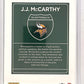 2024 Panini Donruss Downtown J.J. McCarthy #11 — back