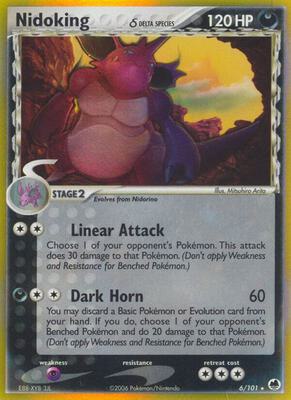 Nidoking (Delta Species) #6/101 — stock