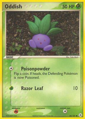 Oddish #68/101 — stock