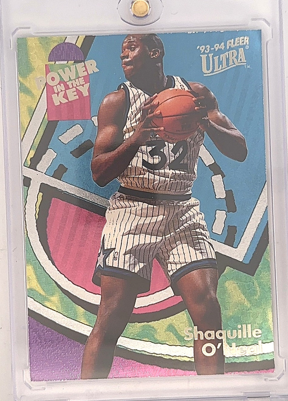 1994 Ultra Power in the Key Shaquille O'Neal 7/9 — front