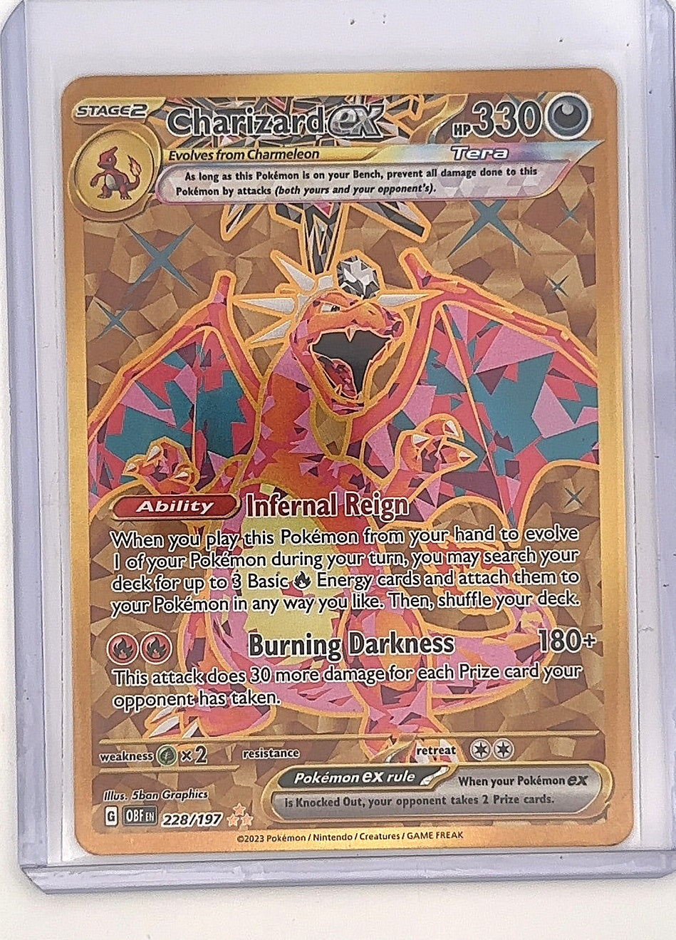 Charizard ex - 228/197 #228/197 — front
