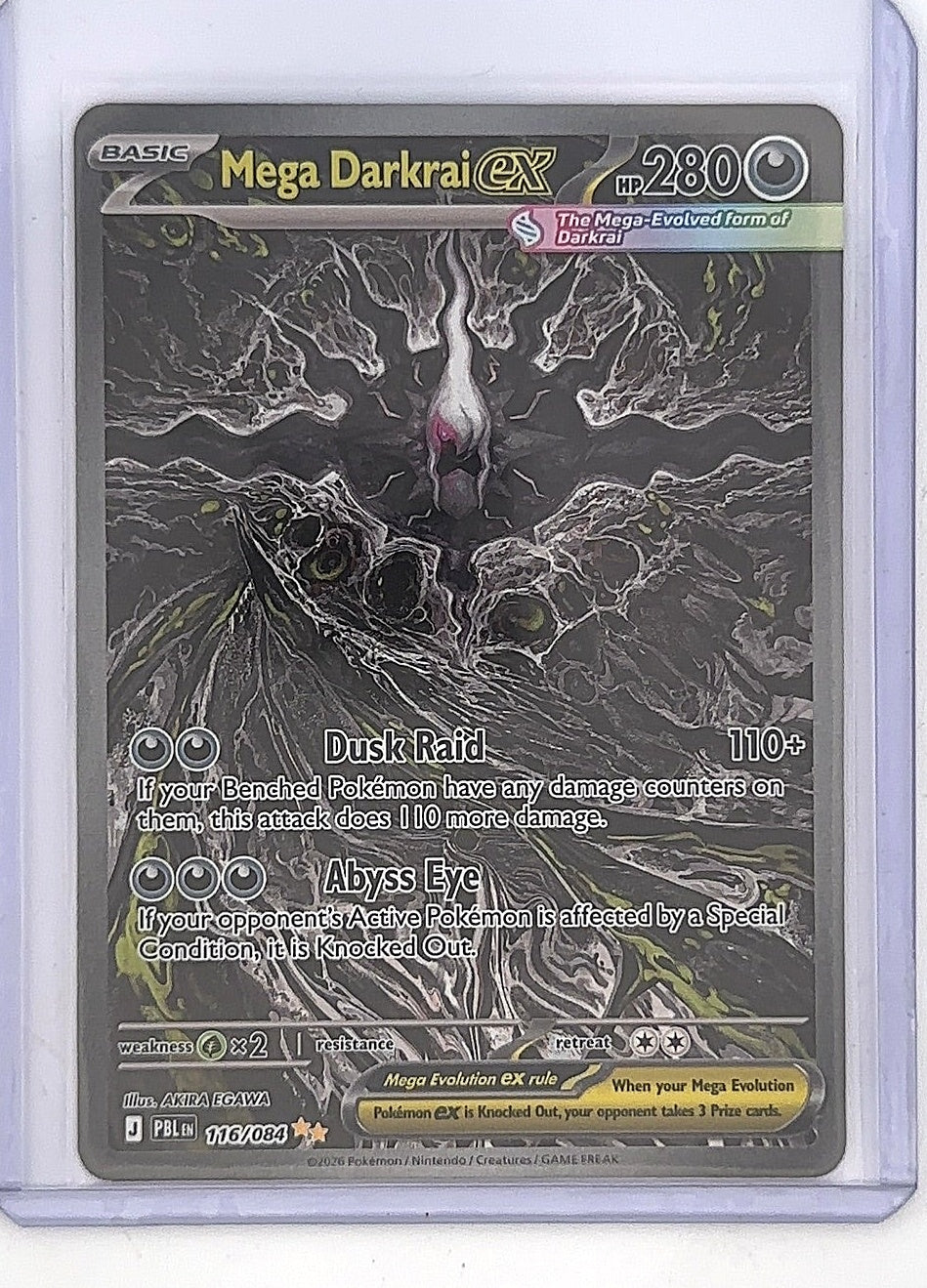 Mega Darkrai ex - 116/084 #116/084 — front