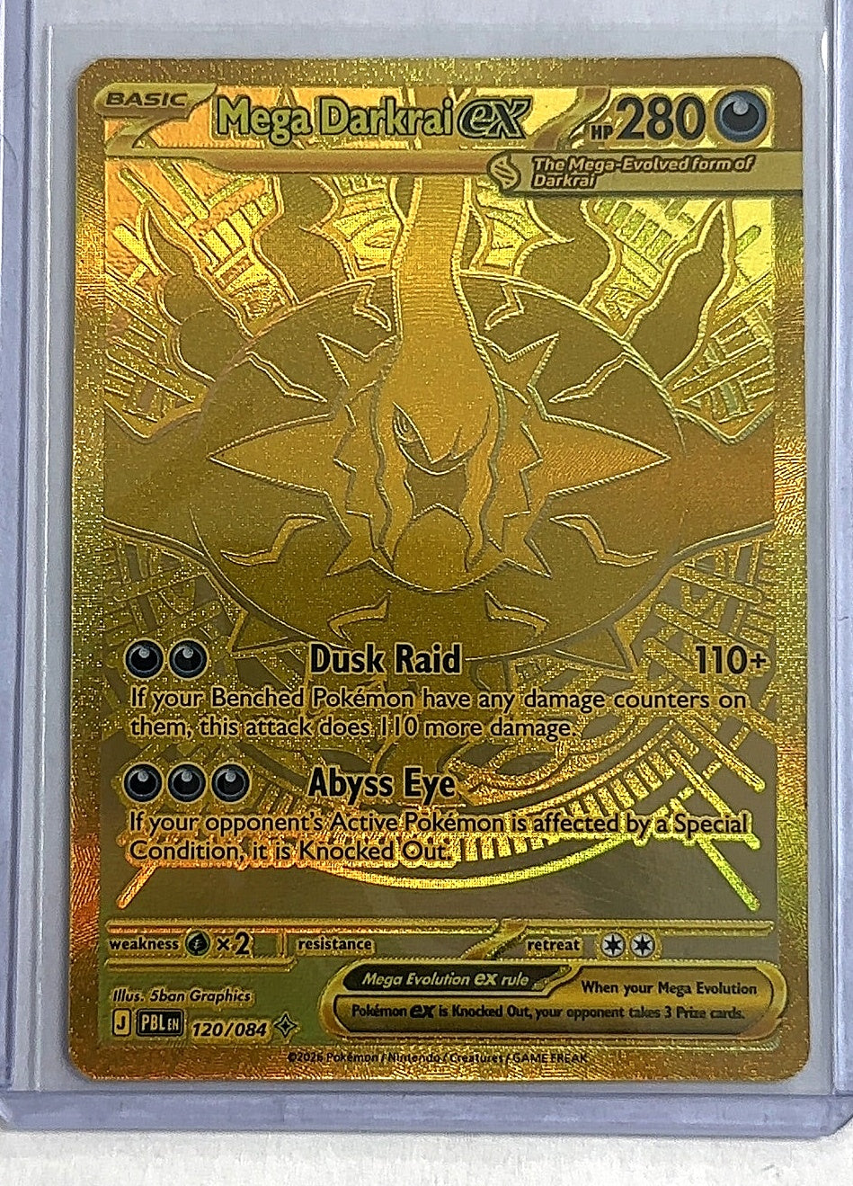 Mega Darkrai ex - 120/084 #120/084 — front