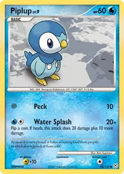 Piplup #93/130 — stock