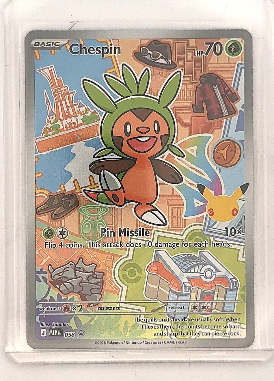 Chespin -  058 #058 — front