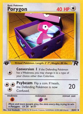 Porygon #48/82 — stock