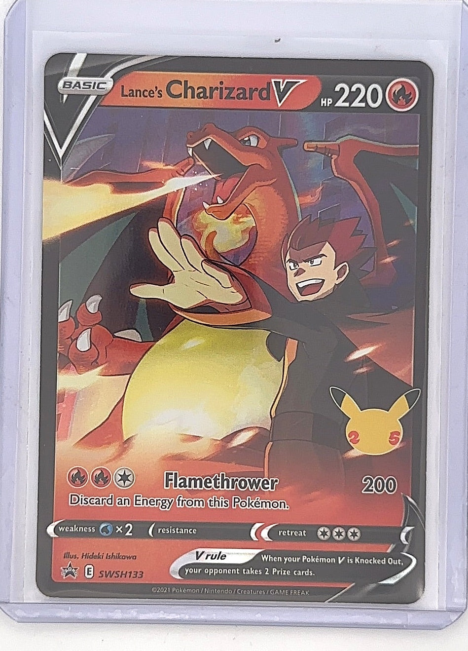 Lance's Charizard V - SWSH133 #SWSH133 — front