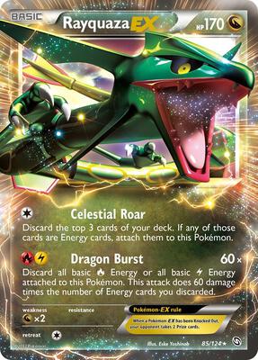 Rayquaza EX #85/124 — stock