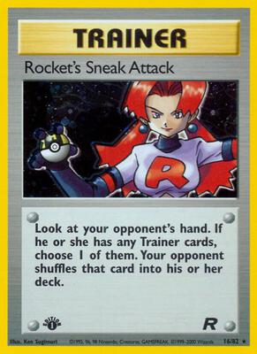 Rocket's Sneak Attack (16) #16/82 — stock