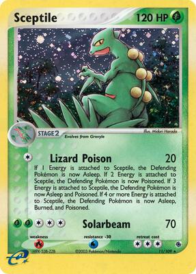 Sceptile - 11/109 #11/109 — stock