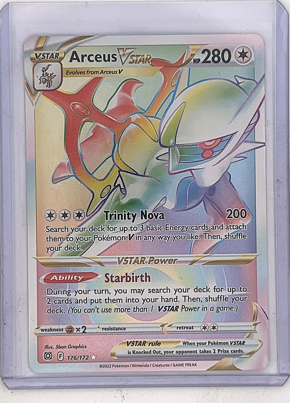 Arceus VSTAR (Secret) (176) #176/172 — front