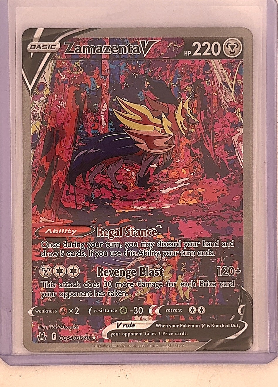 Zamazenta V #GG54/GG70 — front