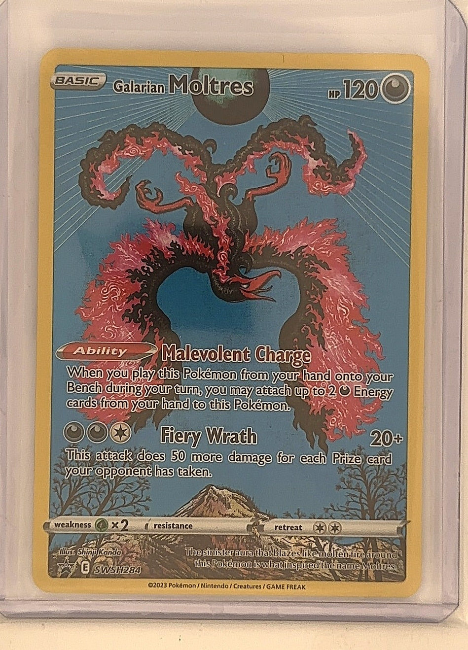 Galarian Moltres - SWSH284 #SWSH284 — front
