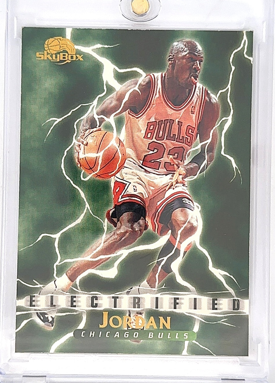 Michael Jordan Electrified SkyBox #278 — front