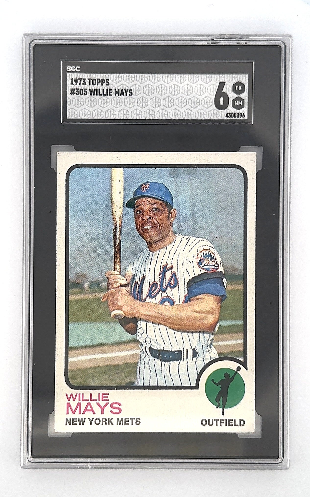 1973 Topps Willie Mays #305 SGC 6 — front