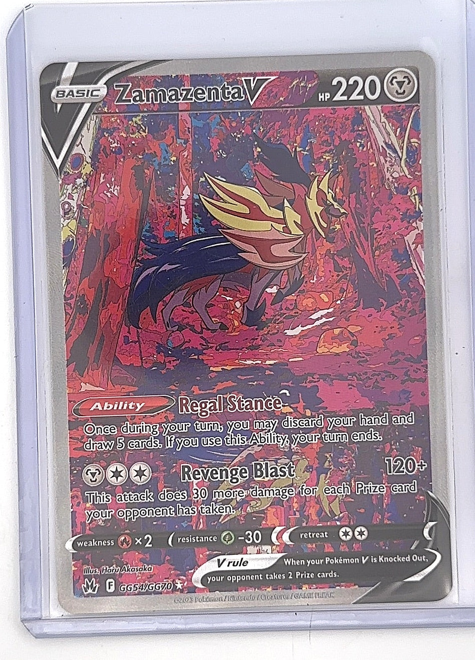 Zamazenta V #GG54/GG70 — front