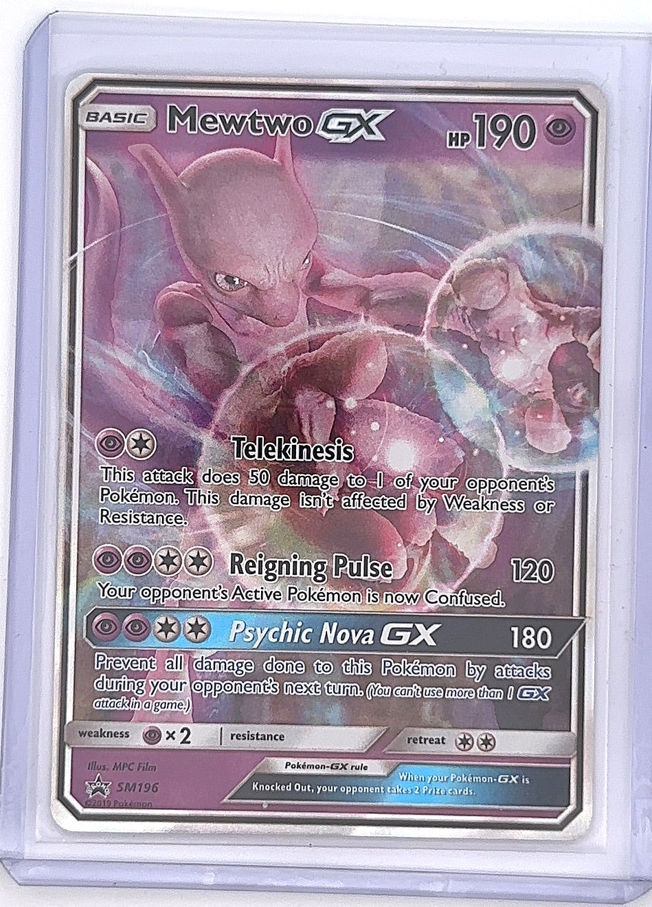 Mewtwo GX - SM196 #SM196 — front