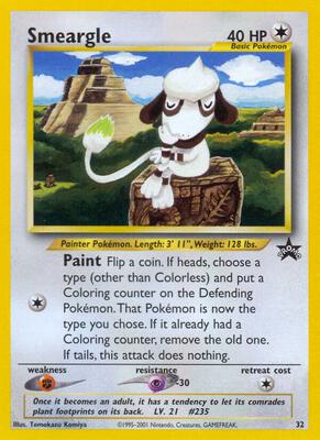 Smeargle #32/53 — stock