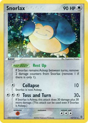 Snorlax #15/112 — stock