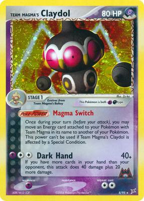 Team Magma's Claydol - 8/95 #8/95 — stock